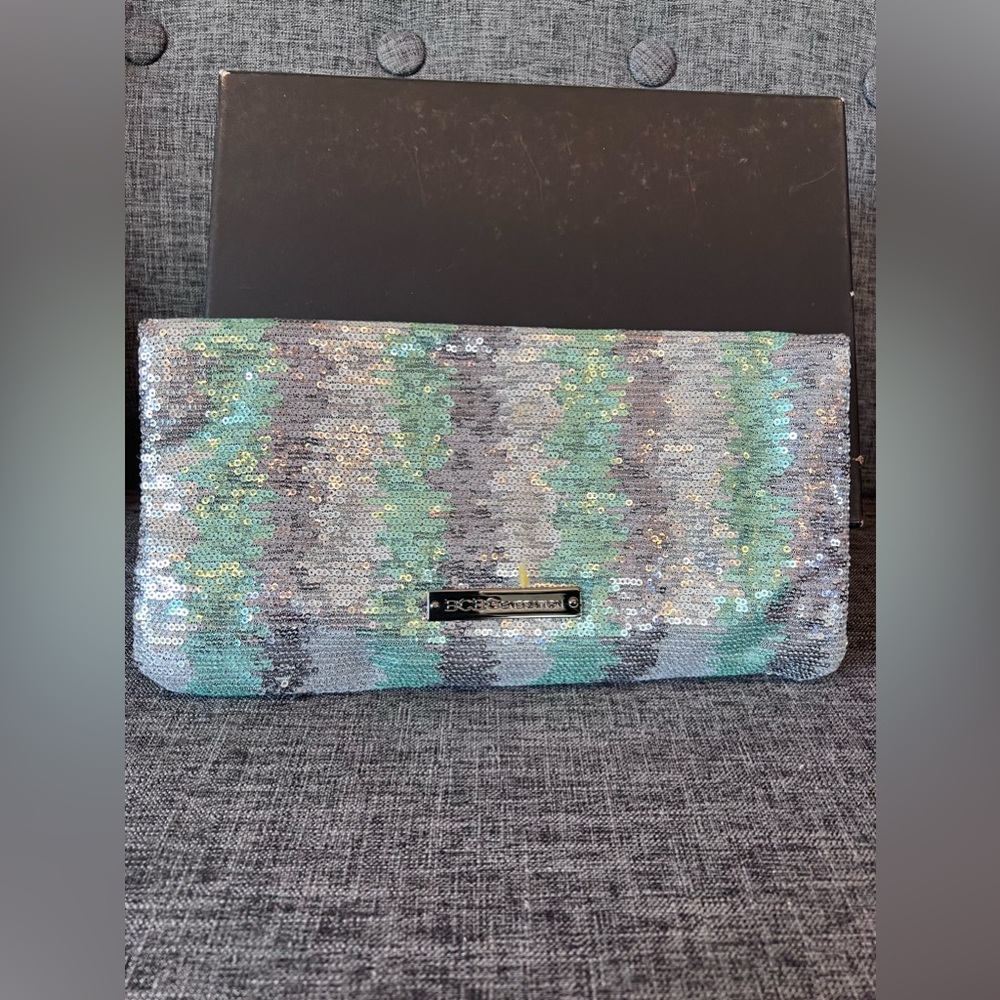 NWT BCBGeneration Sequin Clutch
